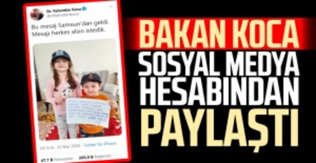 Evde Kal Mesajı Yürekleri Isıttı: Annemiz Sağlıkçı, Babamız Asker