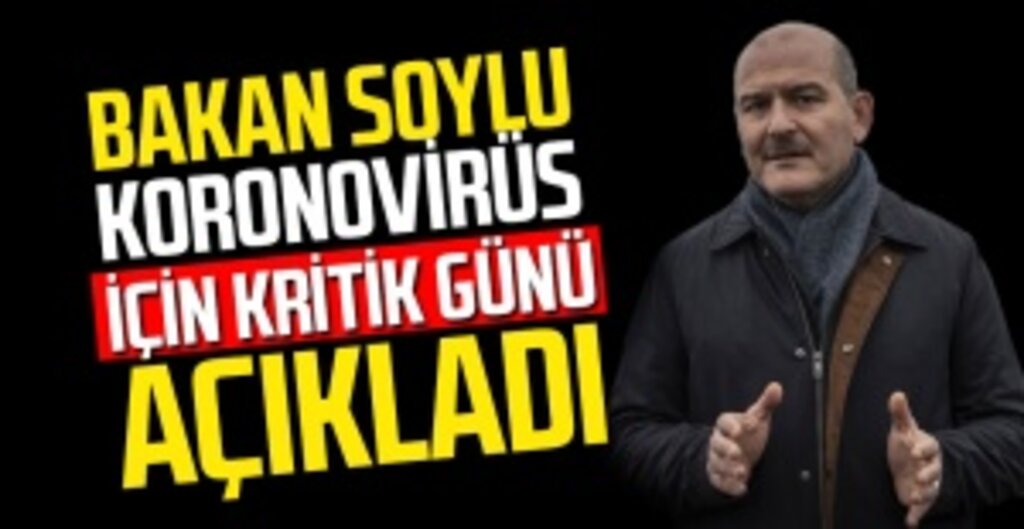 Soylu: İstanbul'da Özellikle Dikkatli Olmalıyız, Önümüzdeki 10 Gün Kritik