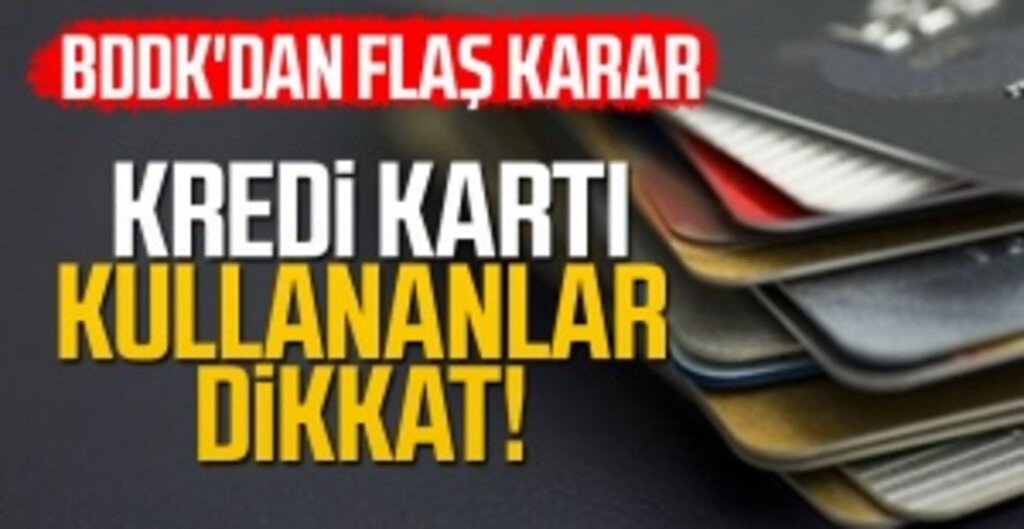 BDDK’dan Yeni Kredi Kartı Düzenlemesi