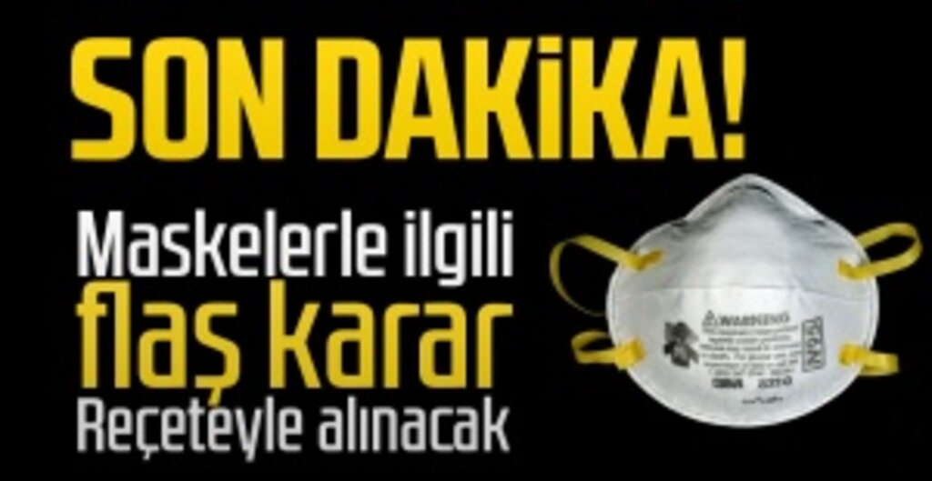 N95 ve FFP Maskeler Artık Reçete ile Satılacak