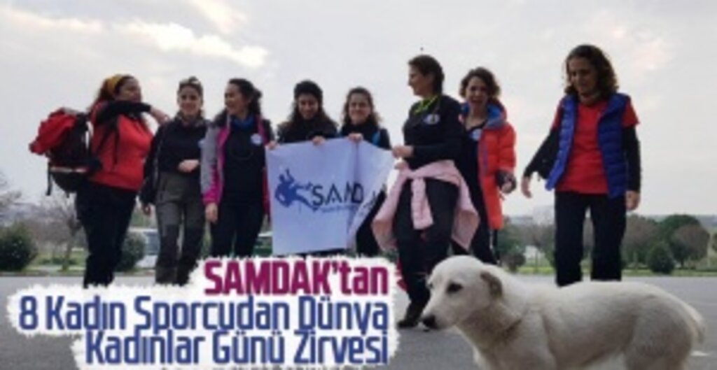 SAMDAK, Kadın Sporcuları, Dünya Kadınlar Günü'nde Kızlar Sivrisi'ne Zirveye Tırmandı