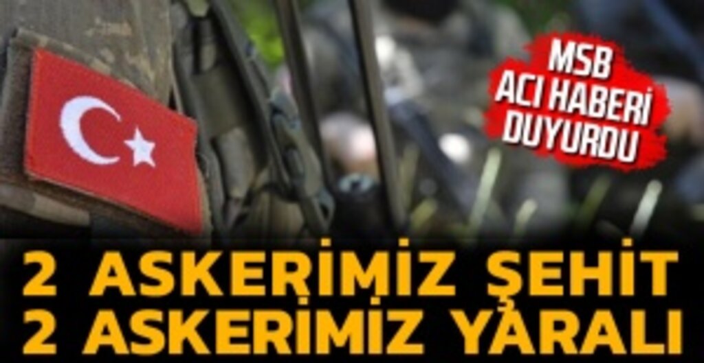 Irak Kuzeyi Haftanin Bölgesinde Havanlı Taciz Atışı: 2 Şehit, 2 Yaralı
