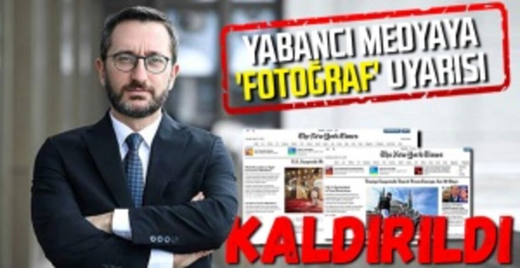 Fahrettin Altun’dan Yabancı Medyaya Eleştiri: Yanıltıcı Fotoğraflar Kullanmayın
