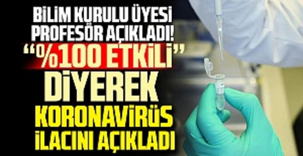 Bilim Kurulu Üyesi Prof. Dr. Tevfik Özlü’den Koronavirüs Uyarısı: %100 Etkili İlaç: Evde Kalmak