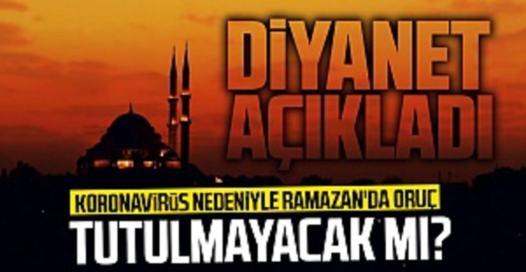 Din İşleri Yüksek Kurulu, Kovid-19 Sürecinde Oruç Tutma Kriterlerini Açıkladı