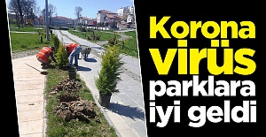 Kavak Belediyesi, Koronavirüs Önlemleri Kapsamında Parkları Yeniliyor