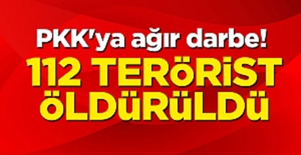 İçişleri Bakanlığı: PKK’ya Büyük Darbe – 112 Terörist Etkisiz Hale Getirildi