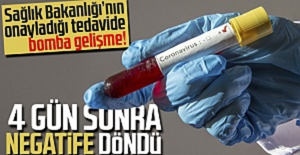 Konvelesan Plazma Umut Oldu: 78 Yaşındaki Hasta 4 Günde Negatife Döndü