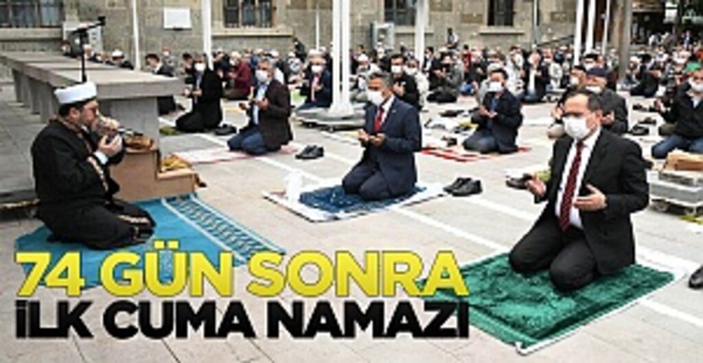 74 Gün Sonra Hasret Bitti: Camiler Cemaatle Cuma Namazına Açıldı