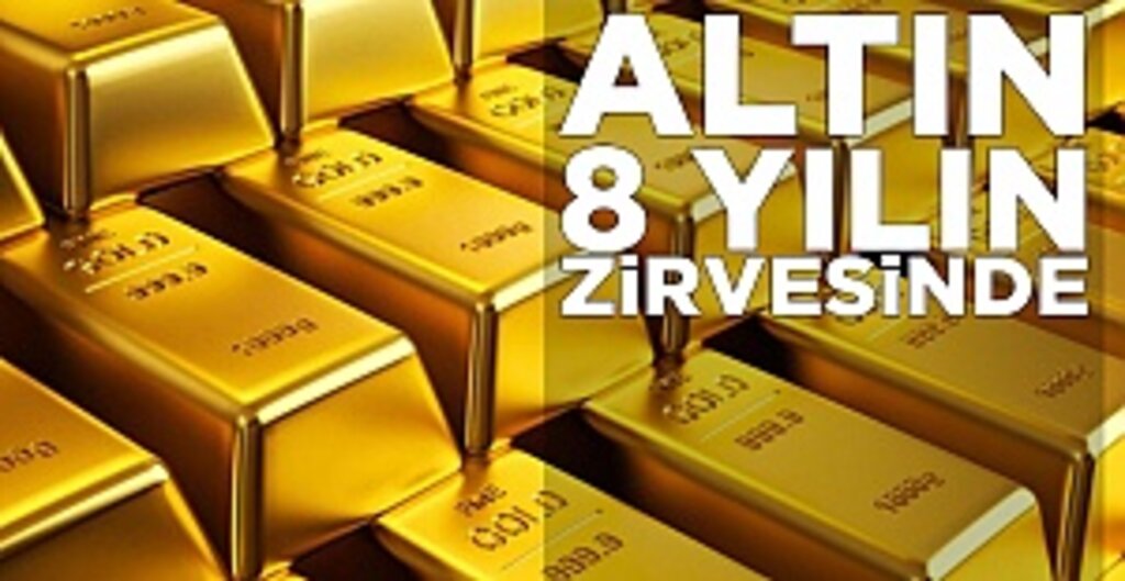 Altın 8 Yılın Zirvesinde: Güvenli Limana Yoğun Talep Sürüyor