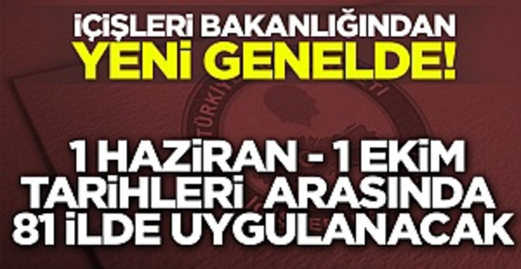 Yaz Trafiğine Sıkı Denetim! Bakanlıktan 81 İle Yeni Genelge