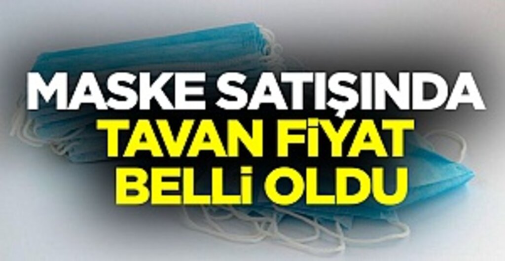 Cerrahi Maskelere Tavan Fiyat: 1 Lira!