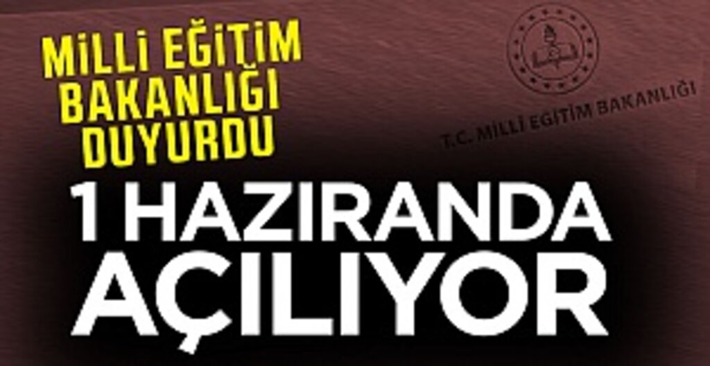 MEB'den Normalleşme Adımı: Özel Okul Öncesi ve Kurslar 1 Haziran’da Açılıyor