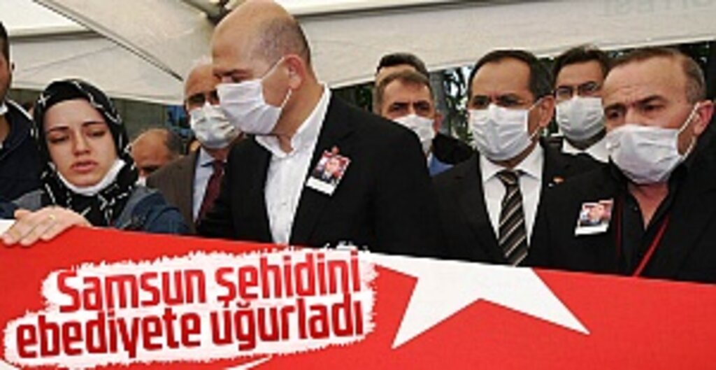 Şehit Polis Atakan Arslan, Samsun'da Son Yolculuğuna Uğurlandı