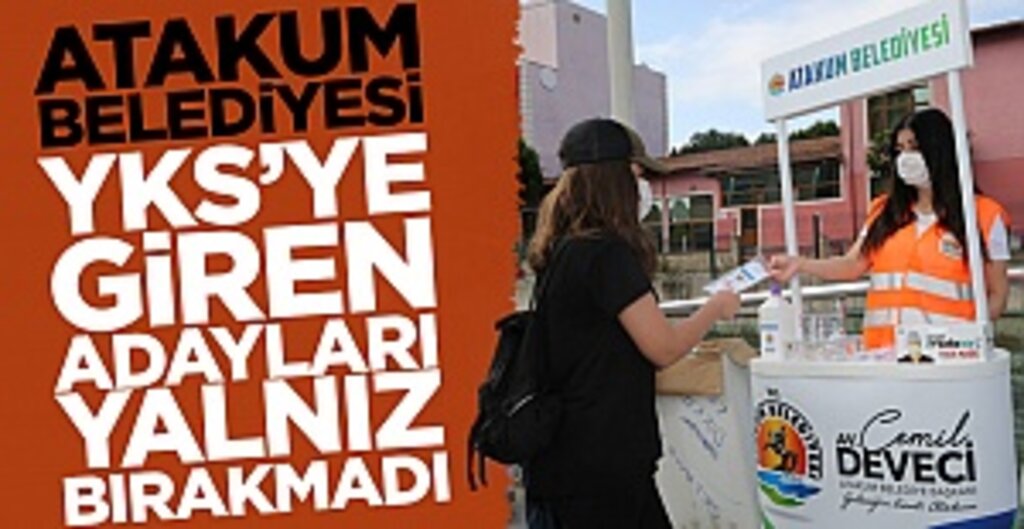 Atakum Belediyesi’nden YKS Adaylarına Tam Destek: Maske, Su ve Dezenfektan Dağıtımı Yapıldı