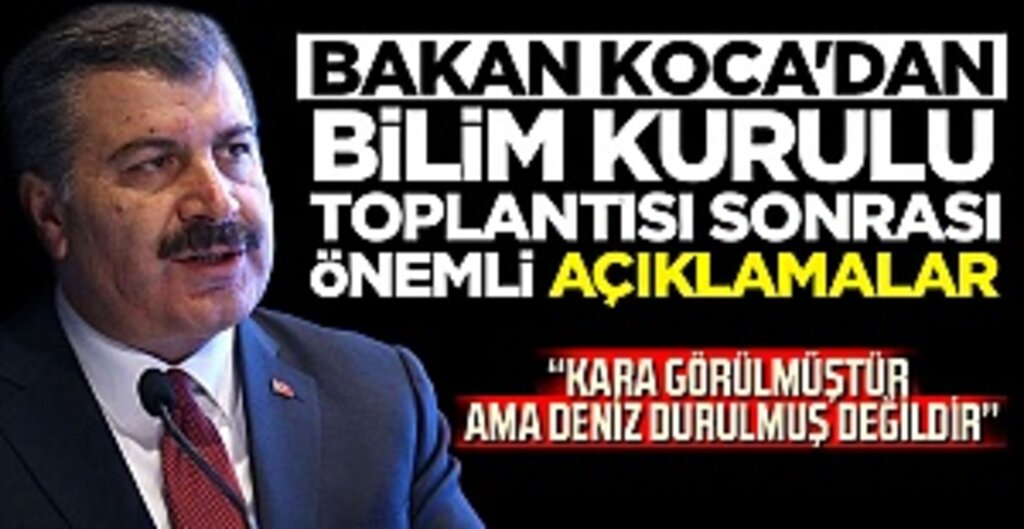 Sağlık Bakanı Fahrettin Koca: İkinci Dalga Beklemiyoruz, Tedbirlere Uyum Şart
