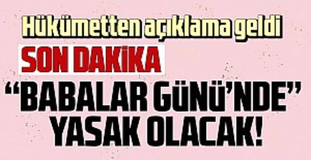 Son Dakika: Babalar Günü'nde Huzurevlerine Ziyaret Yasağı!