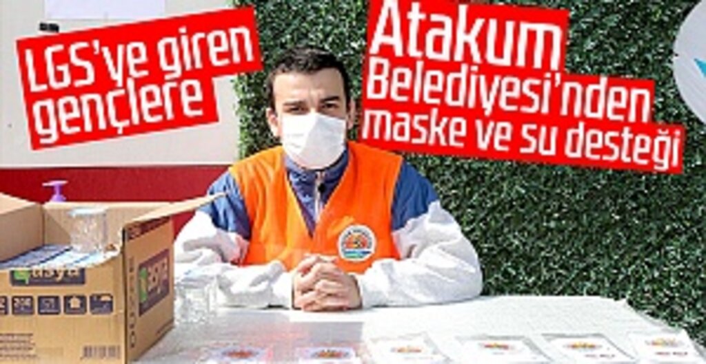 Atakum Belediyesi’nden LGS Öğrencilerine Büyük Destek: 4 Bin Maske, Dezenfektan ve Moral!