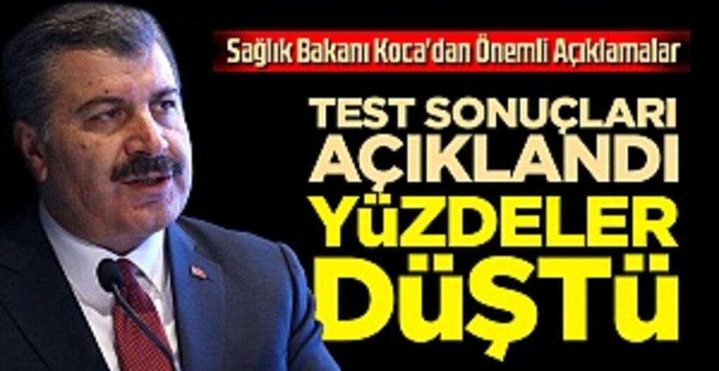 Sağlık Bakanı Koca’dan Antikor Testi Açıklaması: Yaygın Bağışıklık Yok