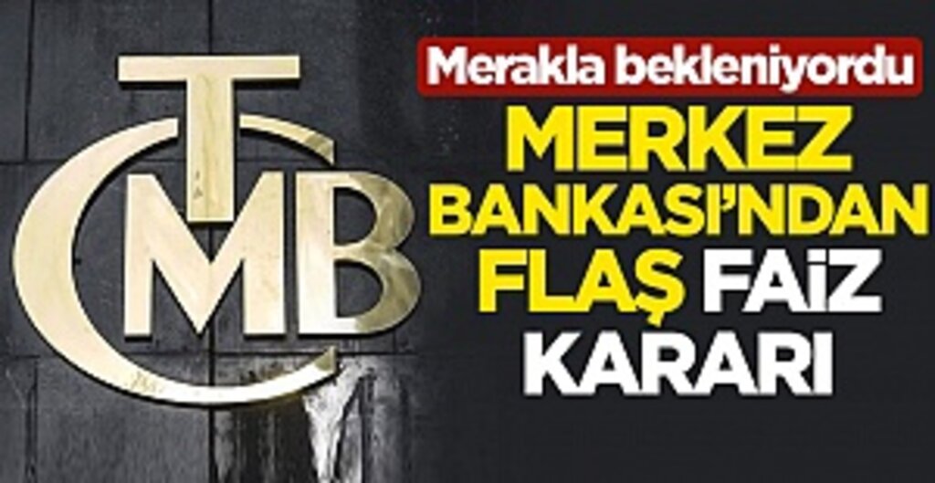 Merkez Bankası Politika Faizini Sabit Tuttu: Faiz %8,25’te Kaldı