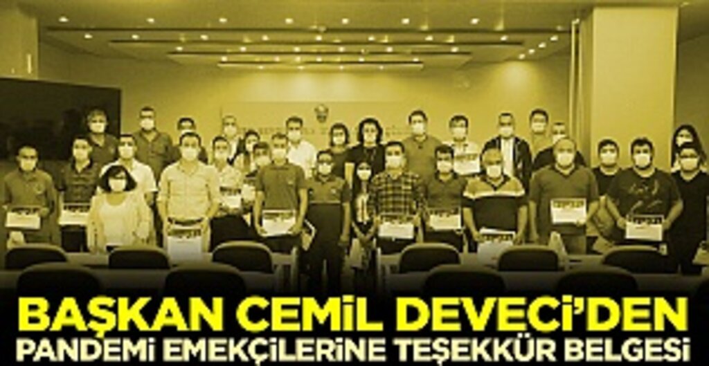 Atakum Belediyesi’nden Pandemi Emekçilerine Teşekkür Belgesi: Sağlığınızı Riske Atarak Görev Yaptınız