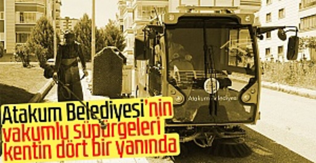 Atakum Belediyesi’nden dört bin kilometrelik vakumlu temizlik turu