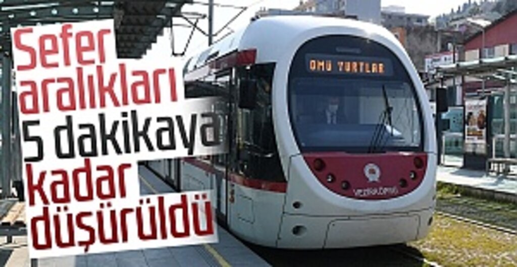 Sefer aralıkları 5 dakikaya kadar düşürüldü