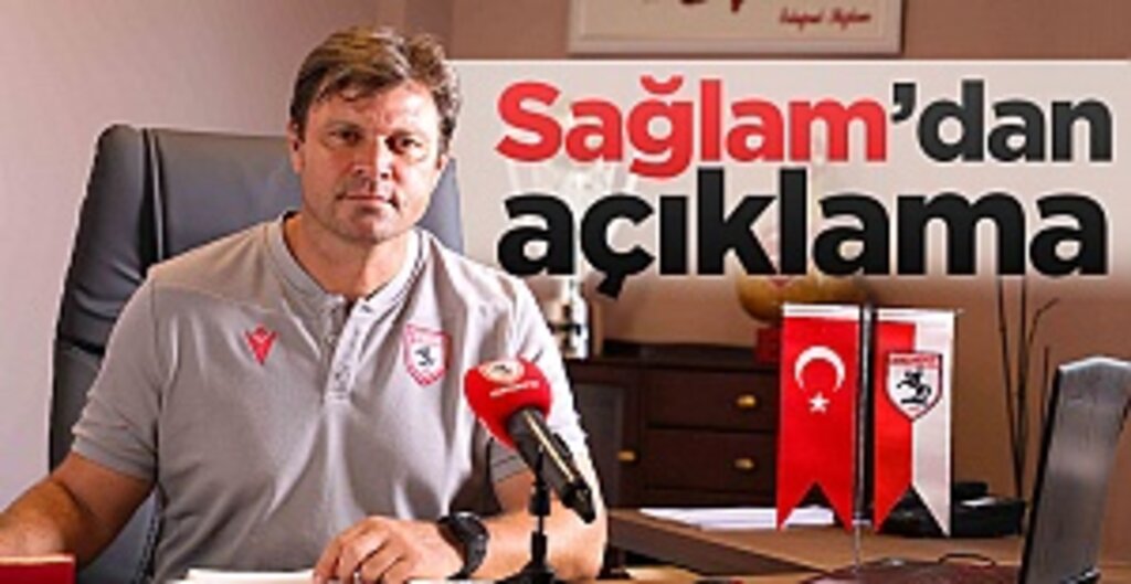 Yılport Samsunspor Teknik Direktörü Ertuğrul Sağlam'dan Açıklama