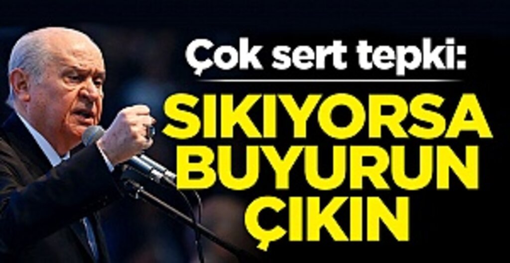 MHP'den çok sert tepki: Sıkıyorsa buyurun çıkın