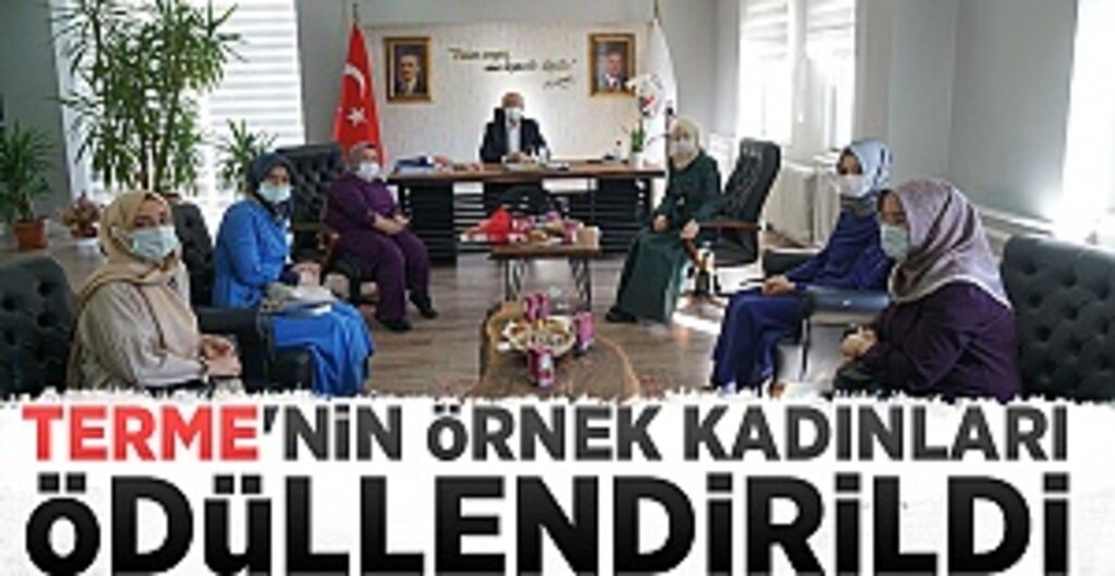 Terme'nin örnek kadınları ödüllendirildi