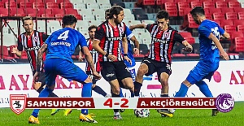 Yılport Samsunspor : 4 Ankara Keçiörengücü: 2 (Maç Sonucu)