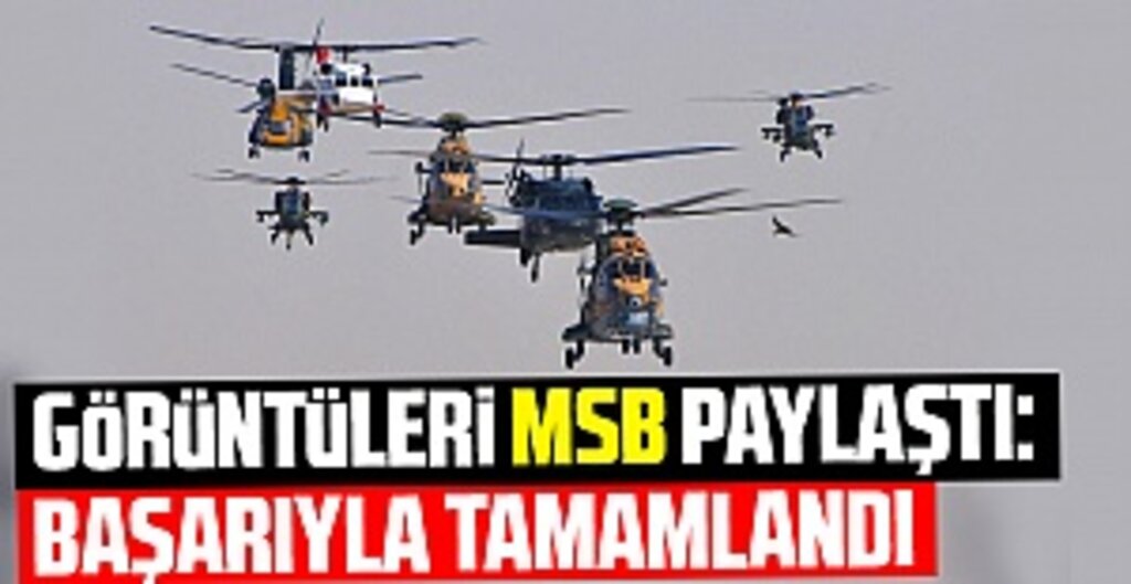 Millî Anadolu Ankası-2020 Tatbikatı Başarıyla Tamamlandı
