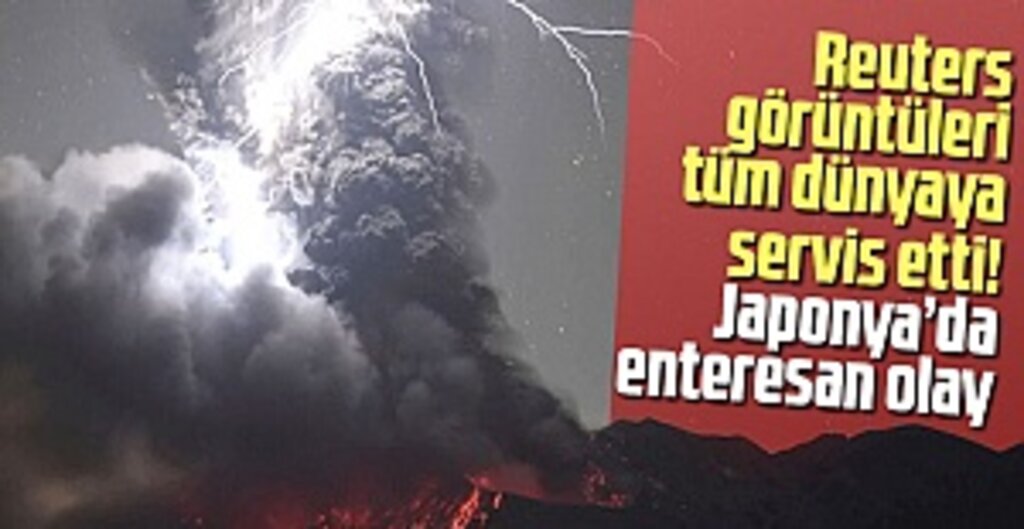 Reuters görüntüleri tüm dünyaya servis etti! Japonya’da enteresan olay