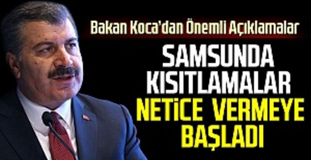 Samsun'da Kısıtlamalar Netice Vermeye Başladı!