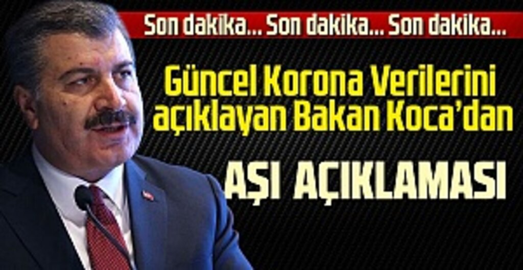 Son dakika… Güncel corona virüsü vaka ve vefat sayısı açıklandı! İşte 12 Aralık tablosu
