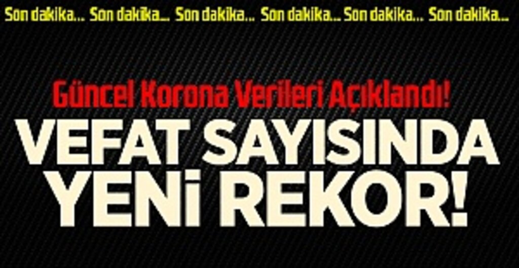 Son dakika… Güncel corona virüsü verileri açıklandı! İşte 5 Aralık tablosu