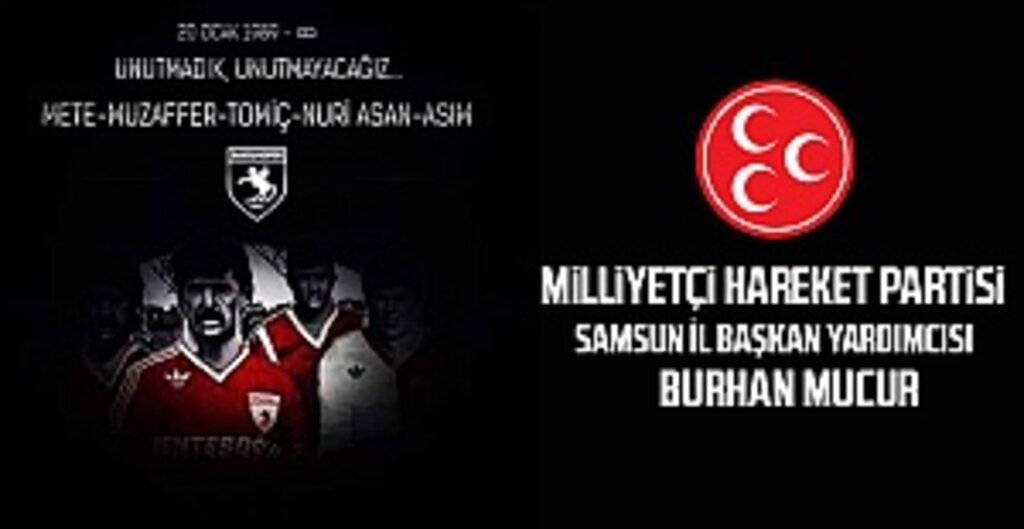 MHP’li Burhan Mucur’dan 20 Ocak Kazası Anması: 32 Yıldır Dinmeyen Acı