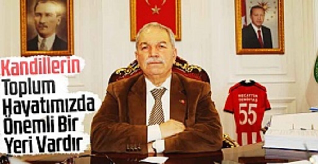 Başkan Necattin Demirtaş’tan Regaip Kandili Mesajı