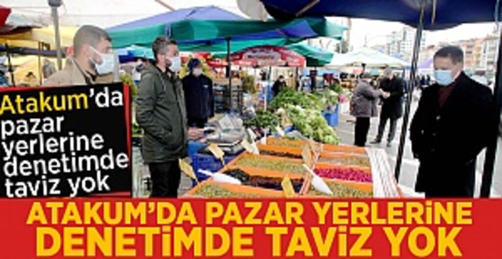 Samsun Atakum’da Pazar Yerlerinde Koronavirüs Denetimleri Sıkılaştırıldı