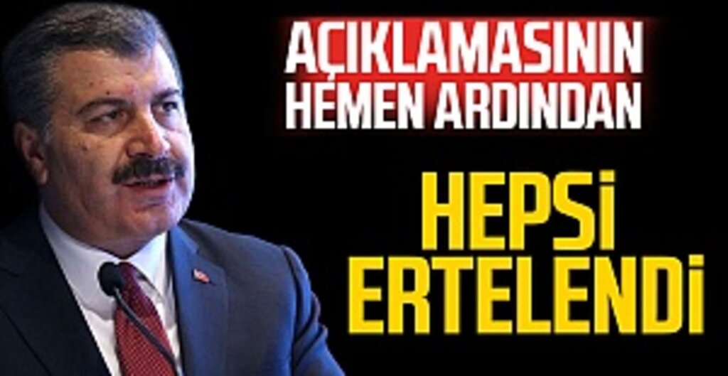 Bakan Koca: İkinci doz aralığı 6-8 hafta olacak