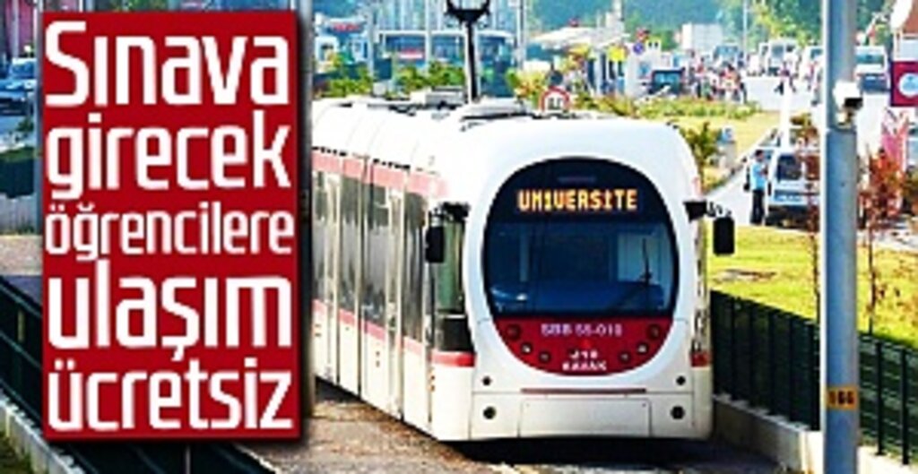 Samsun’da YKS Günü Toplu Ulaşım Ücretsiz Olacak!