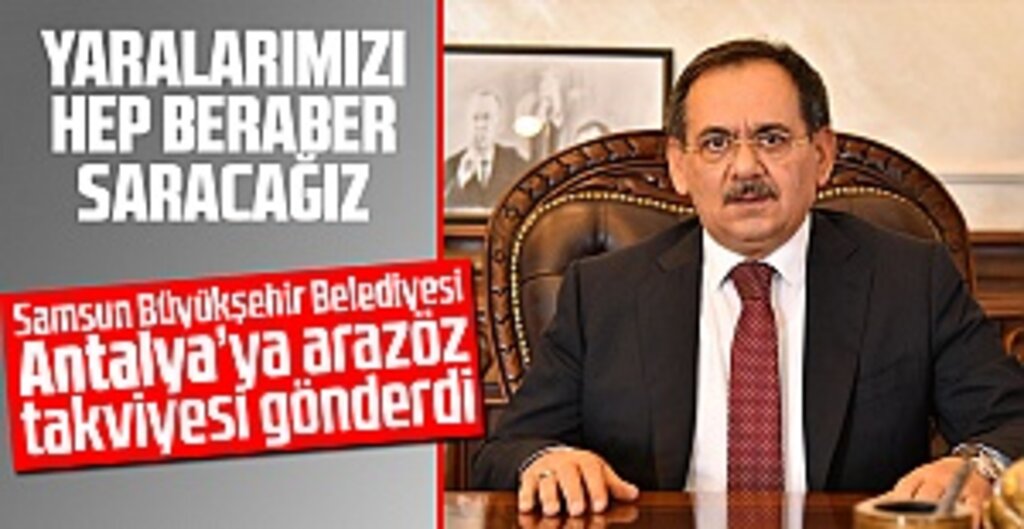 Samsun Büyükşehir Belediyesi, Antalya’ya Arazöz Takviyesi Gönderdi