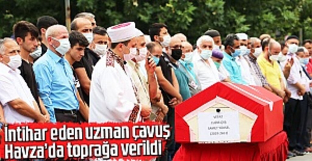 Adana’da İntihar Eden Jandarma Uzman Çavuş Samsun Havza’da Toprağa Verildi