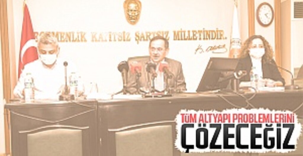Başkan Demir : Tüm altyapı problemlerini çözeceğiz