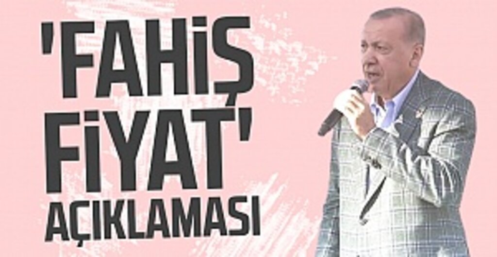 Cumhurbaşkanı Erdoğan'dan 'fahiş fiyat' açıklaması