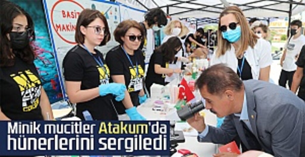 Atakum’da Bilim ve Sanat Fuarı Renkli Görüntülere Sahne Oldu