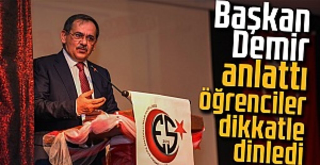 Başkan Mustafa Demir’den Gençlere Tavsiyeler: Yeteneklerinizi Keşfedin, Özgüveninizi Artırın