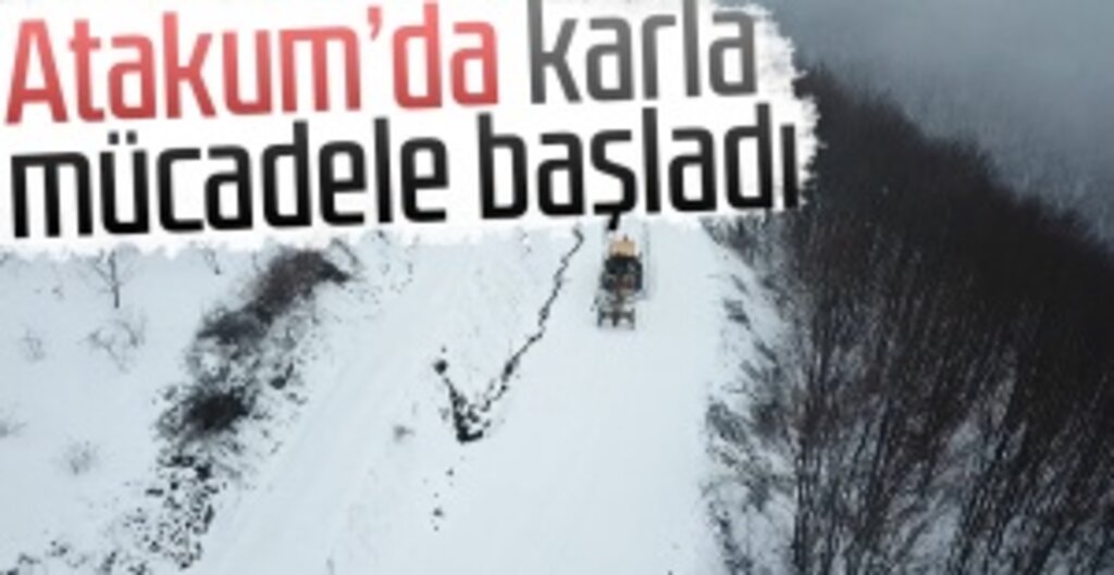 Atakum’da Karla Mücadele Başladı