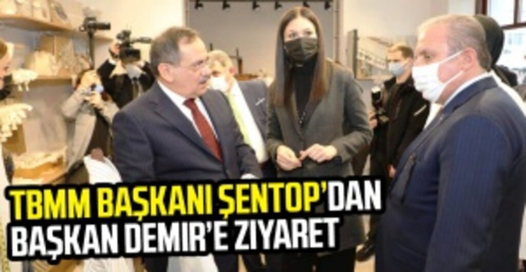 TBMM Başkanı Şentop’ dan Başkan Demir’e ziyaret