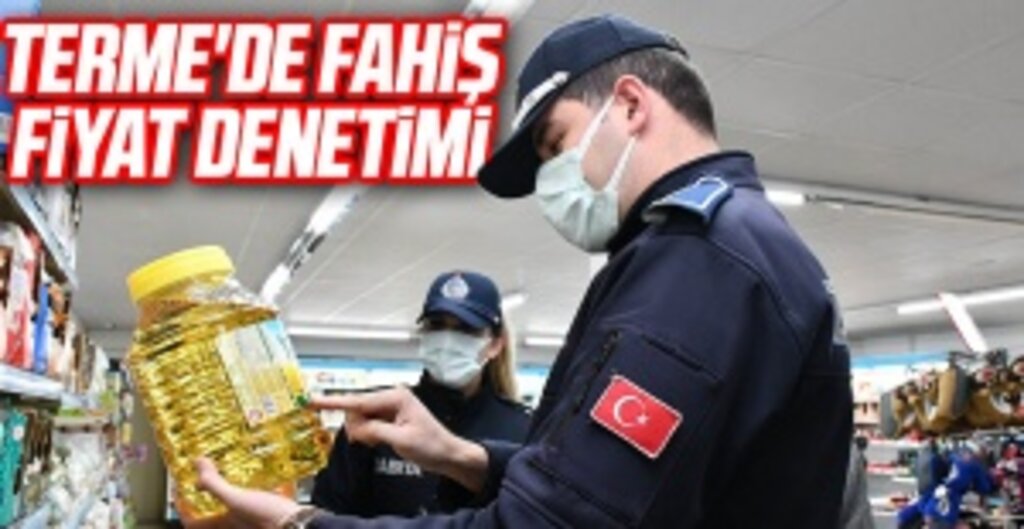 Terme’de Marketlere Fahiş Fiyat ve Etiket Denetimi